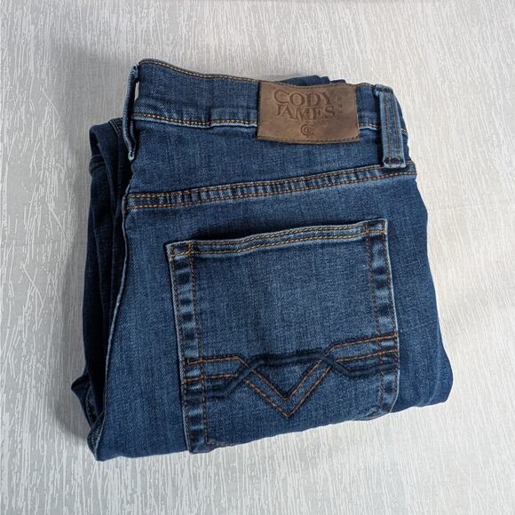 Cody James Straight Leg Jeans Mens 33x32 Tagged Blue Jeans 33x30 Measured - Picture 1 of 8